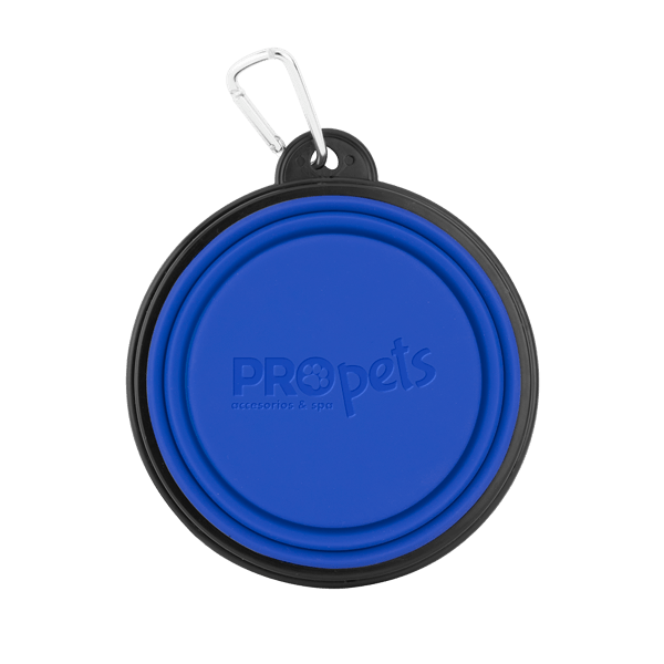 Collapsible Silicone Pet Bowl w/Carabiner 32