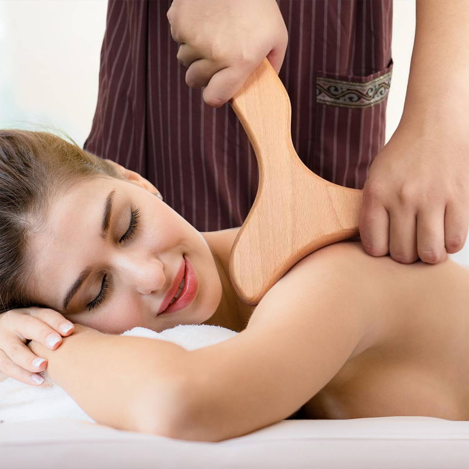 Wooden Gua Sha Tool Therapy Massage 2