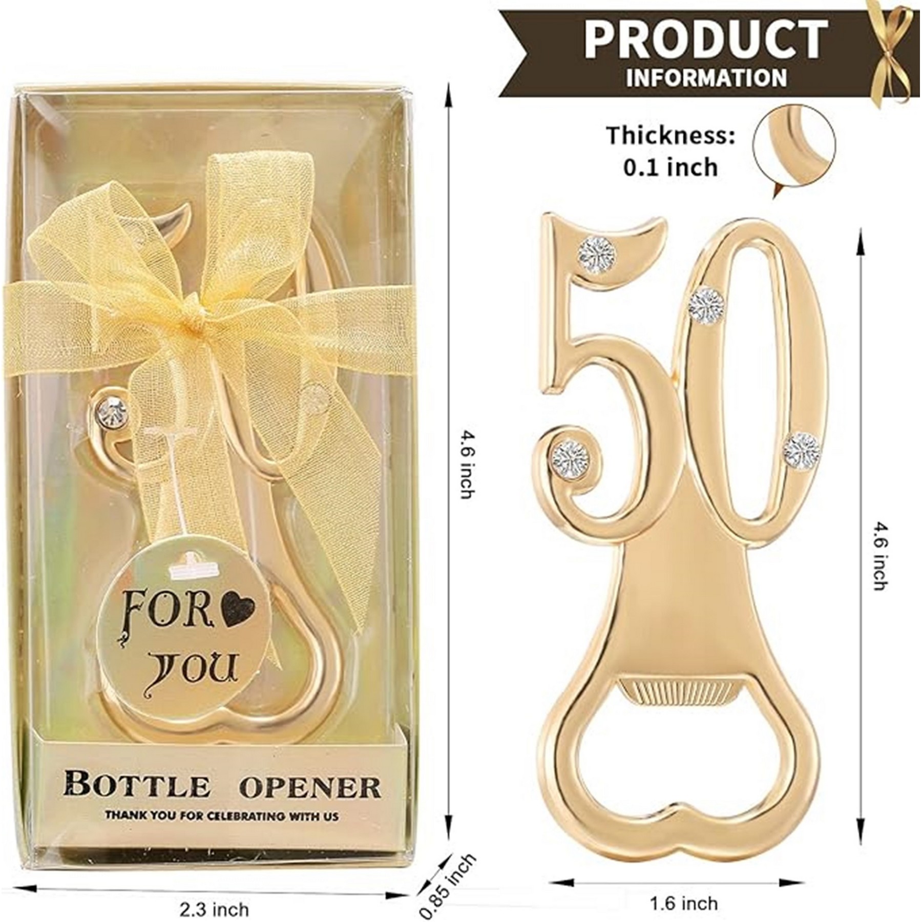 Digital Alloy Corkscrew Birthday Bottle Opener For Party Favors 3
