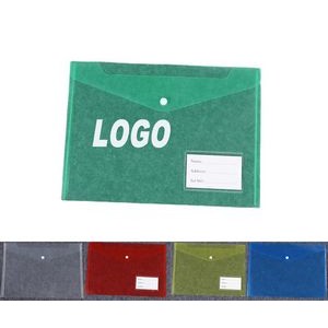 A4 Clear File Bags With Snap Button 10
