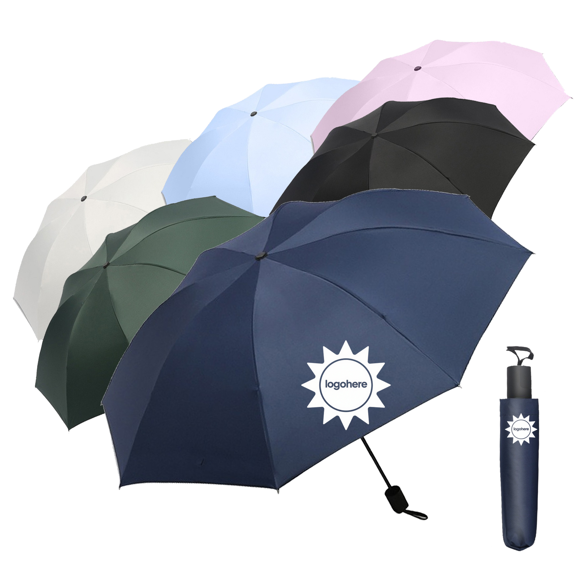 Custom Logo Reverse Umbrella 3