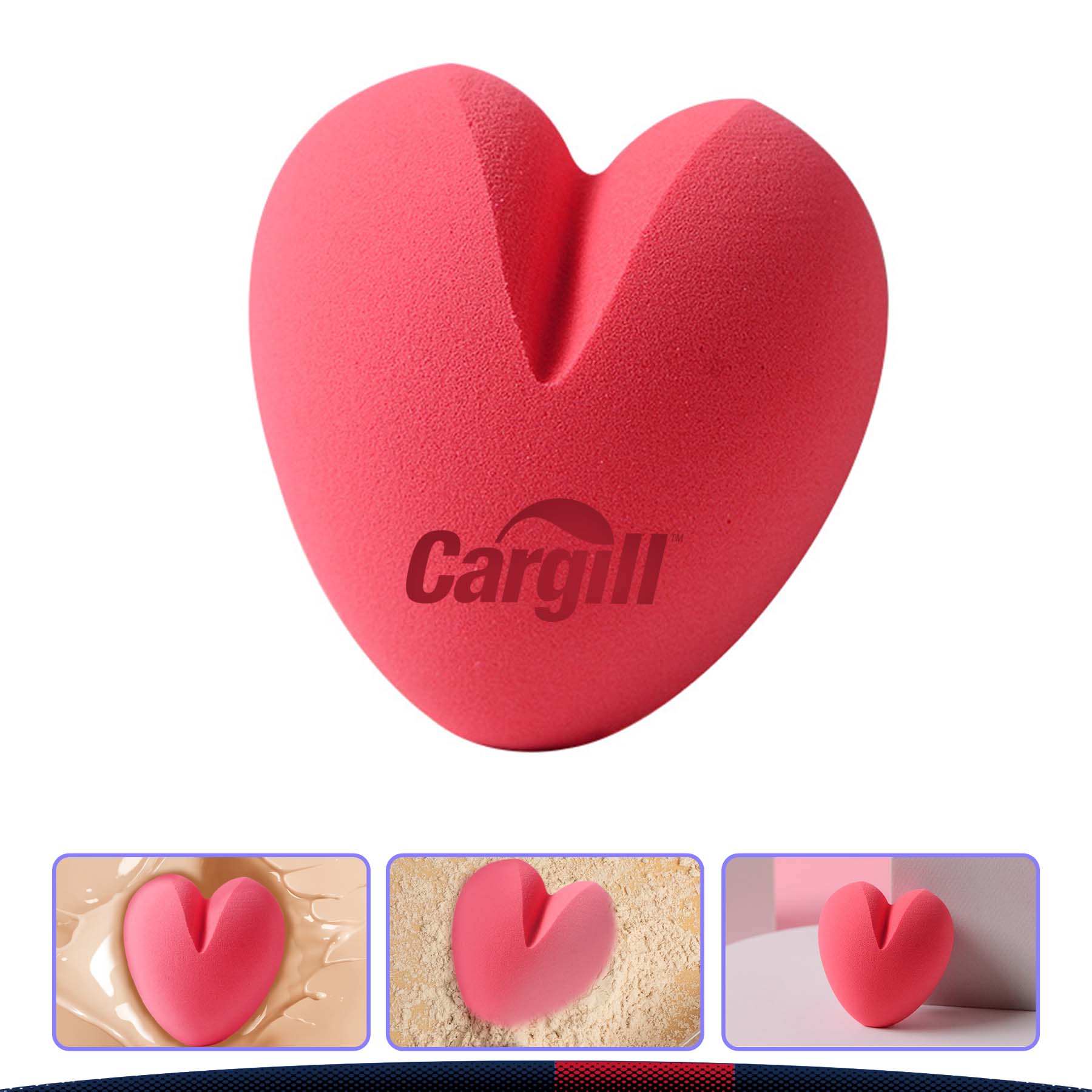 Heart-shaped Beauty Sponge 2