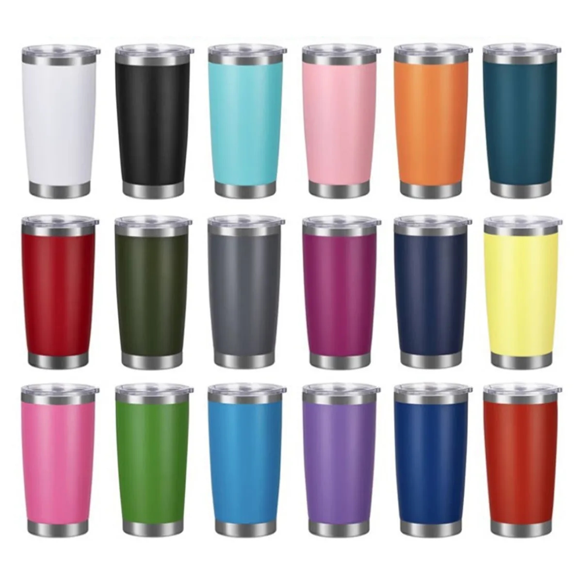 20oz Stainless Steel Tumbler with Lid 3