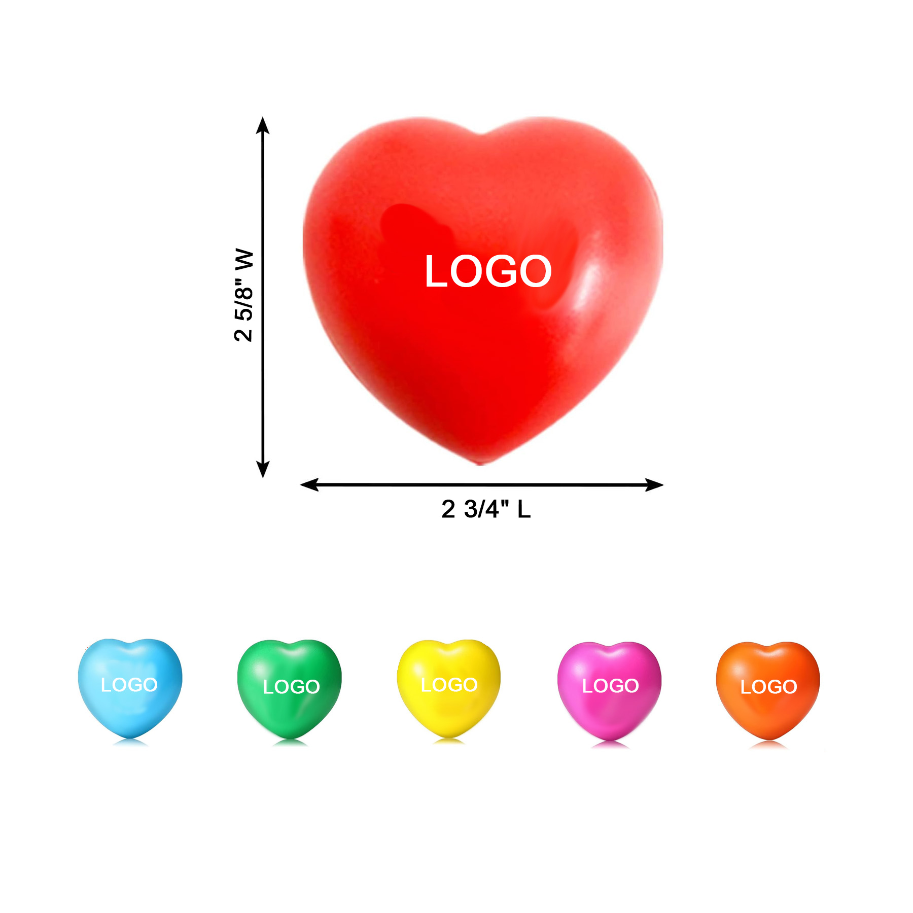 Heart Shape Stress Balls 2
