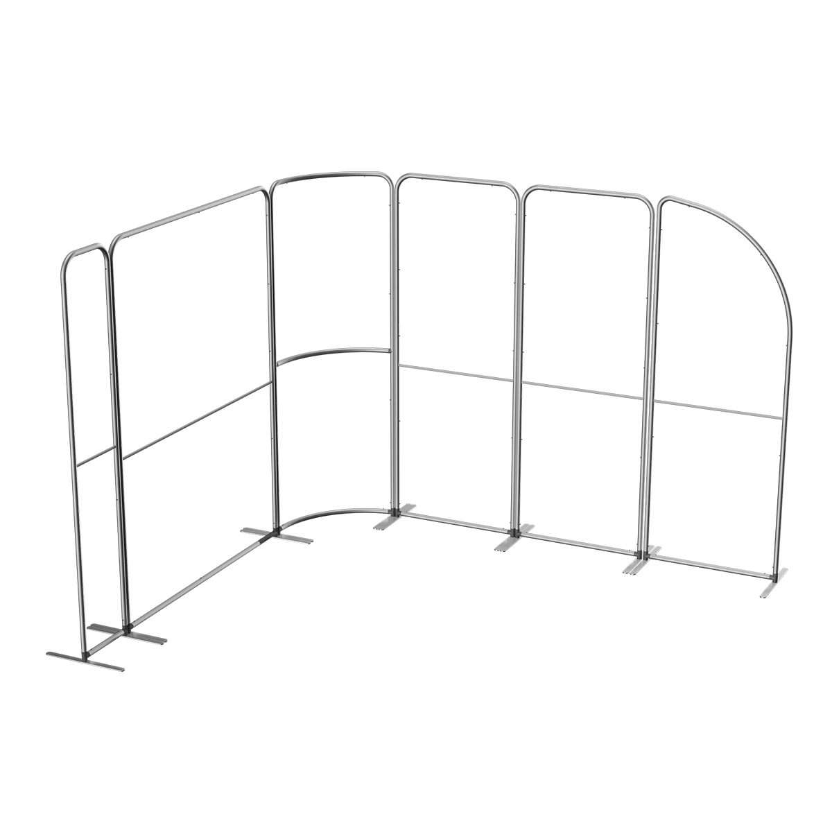 NEW MagLock L-Shape Fabric Display Kit E - 10'x 10' x 8'h 2
