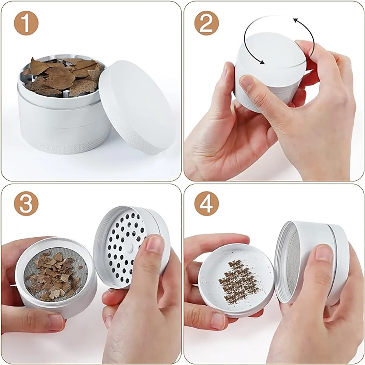 50MM Grinder zinc alloy Crushe 5