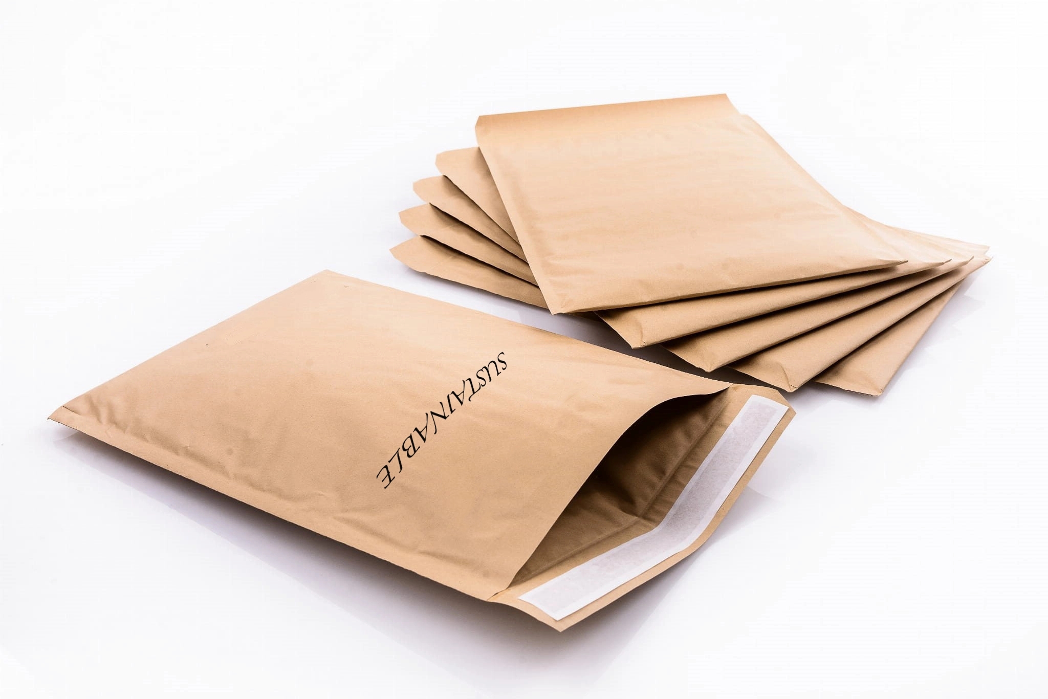 Sustainable Kraft Padded Self-Sealing Mailers, Size Small 2