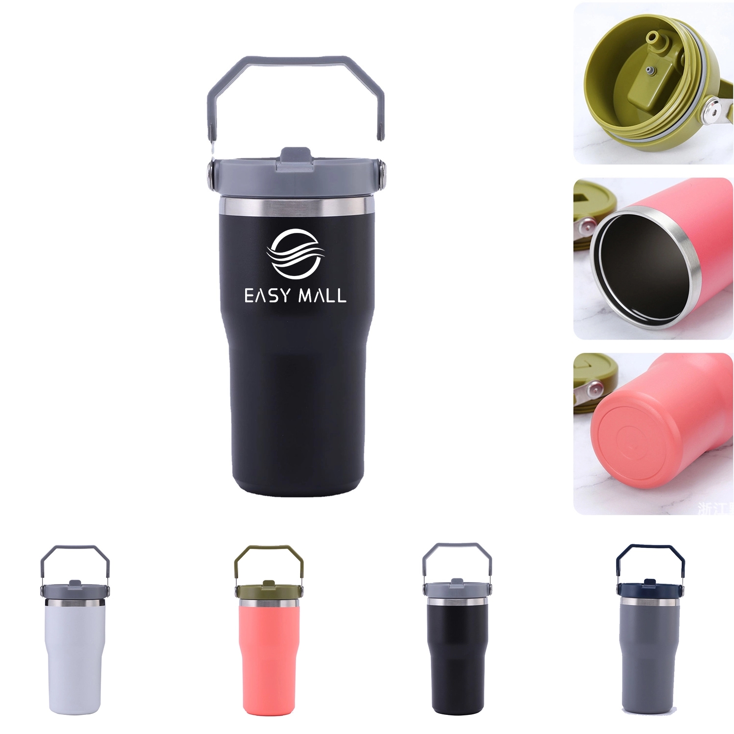 20oz Flip Straw Tumbler 4
