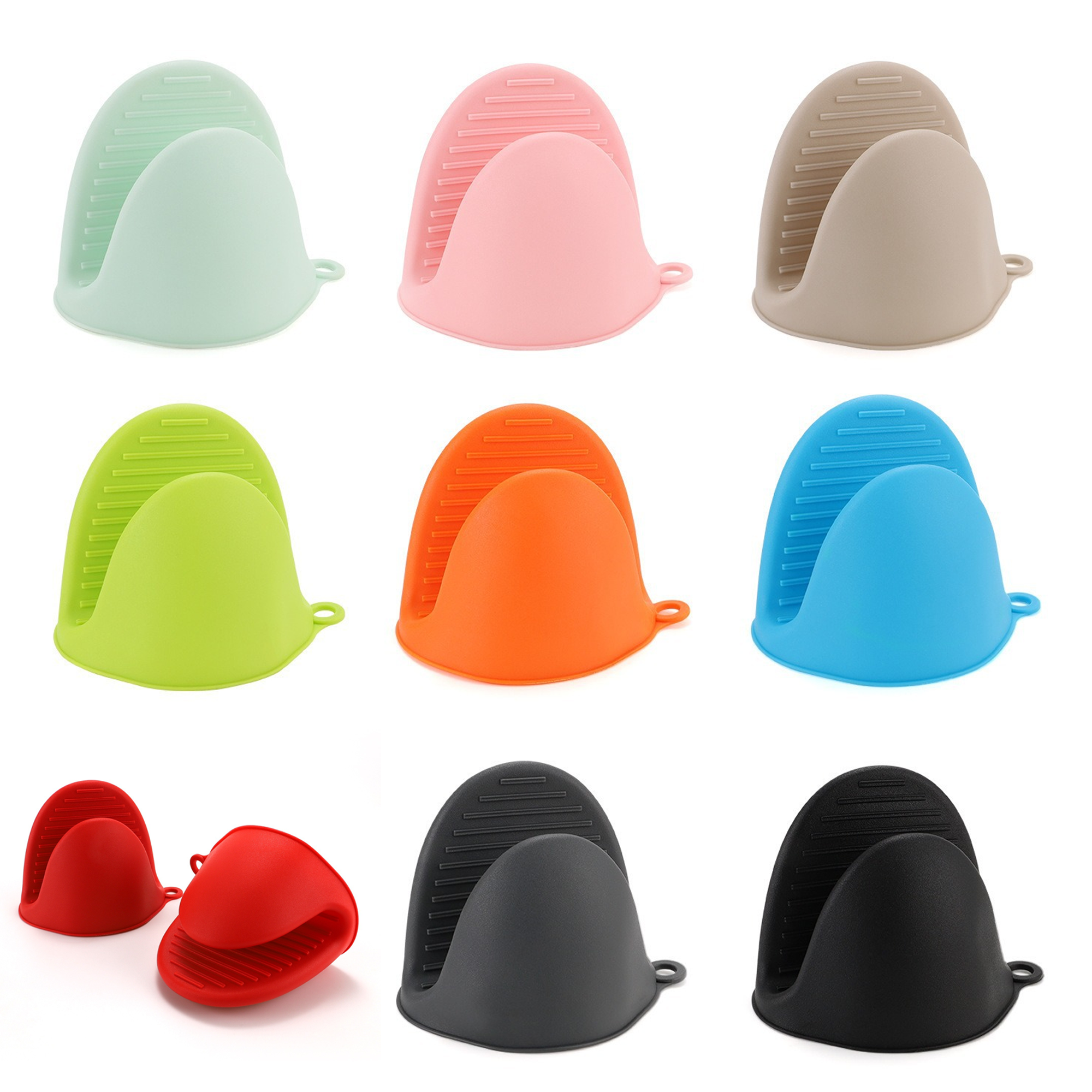 Kitchen Anti Scald Silicone Glove Clips 2