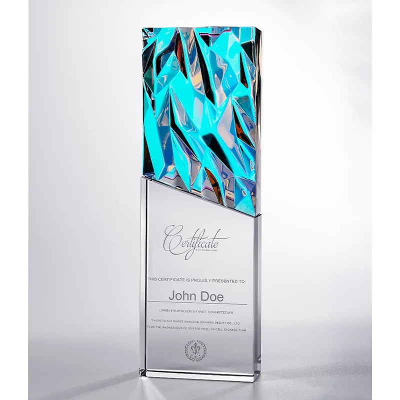 Dazzling Crystal Glass Trophy 6