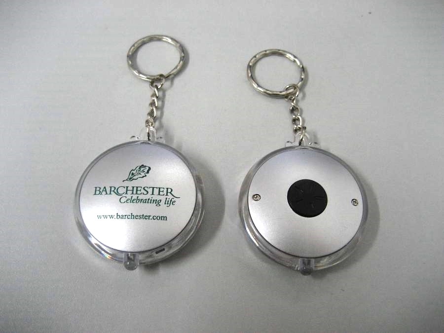 Round LED Light Key Tag 2