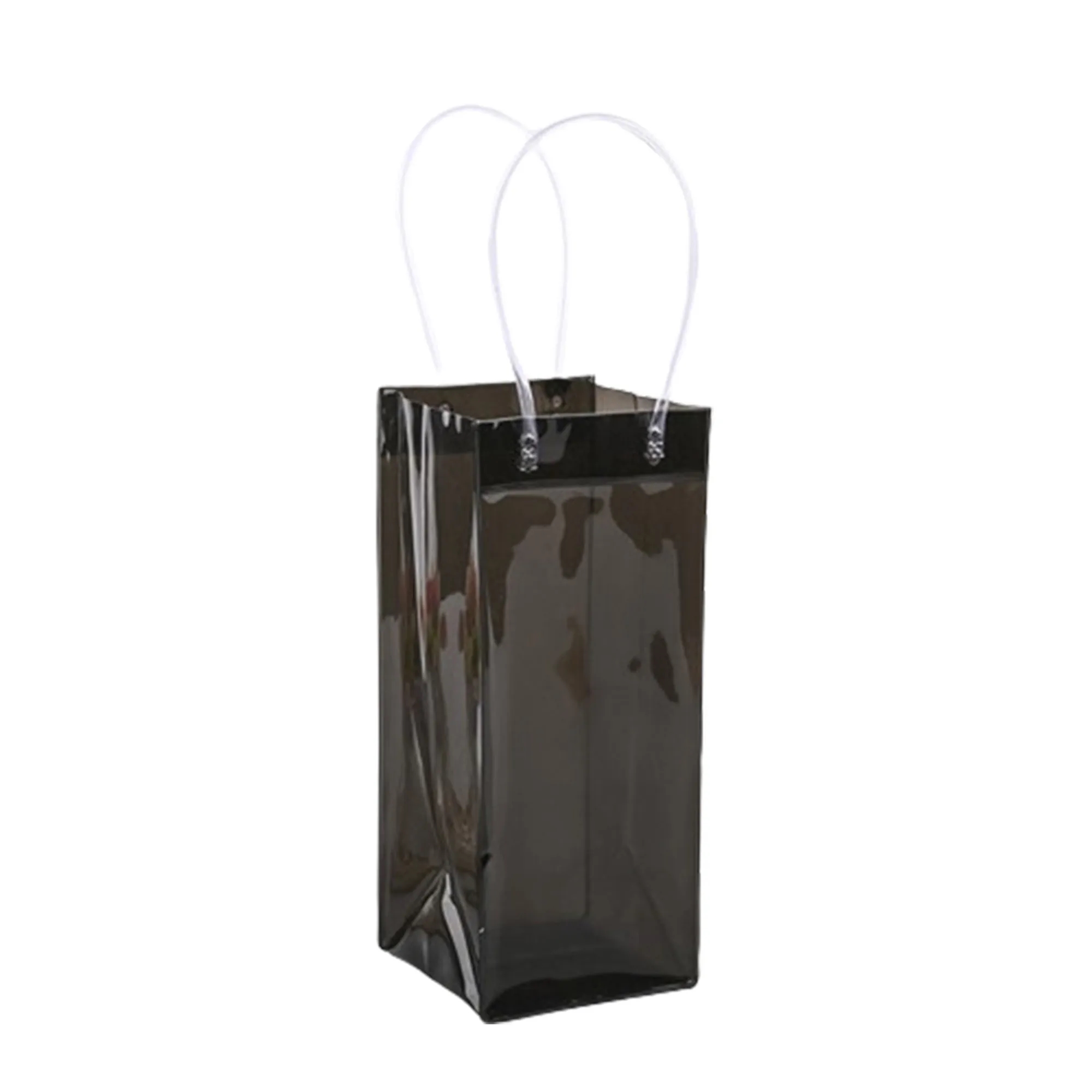 Colored Portable Collapsible Clear Wine Pouch 10