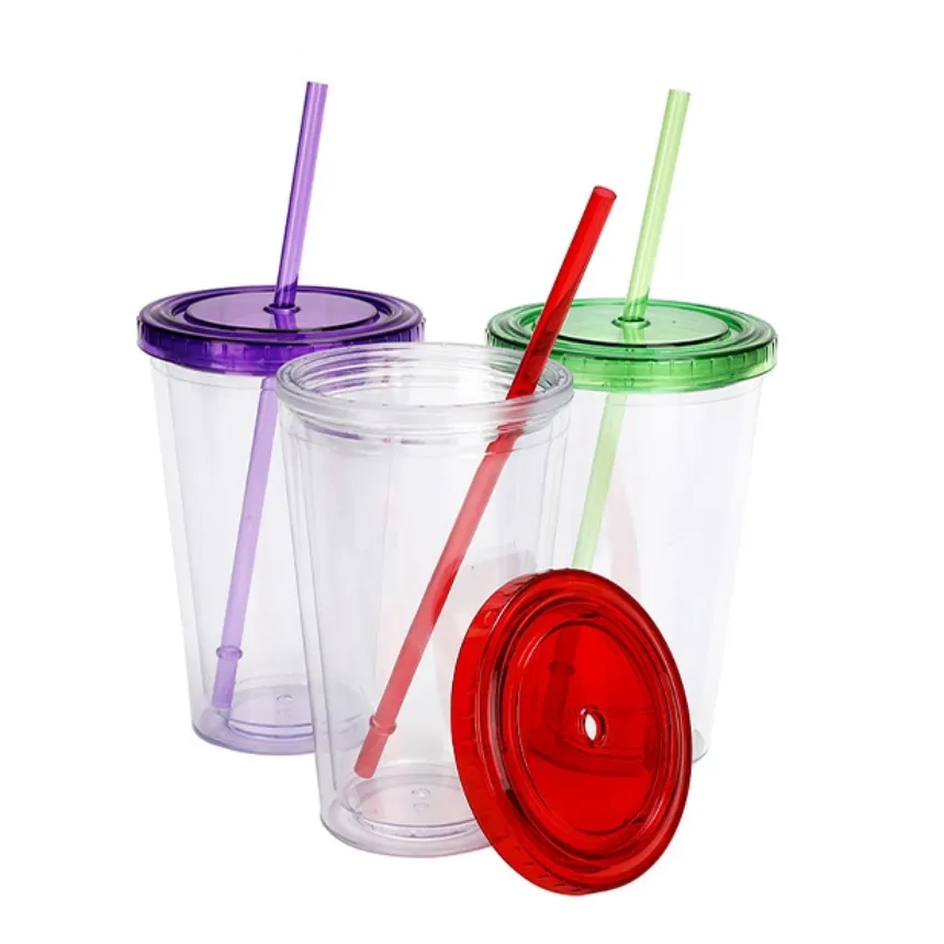 Double Wall Cup With Straw 5