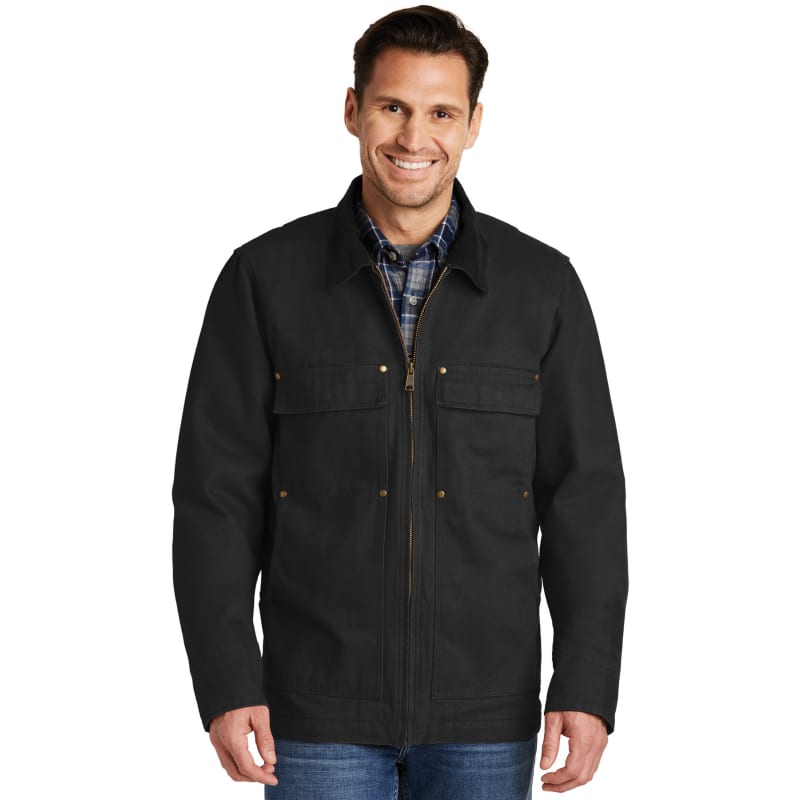 CornerStone Washed Duck Cloth Chore Coat. 9