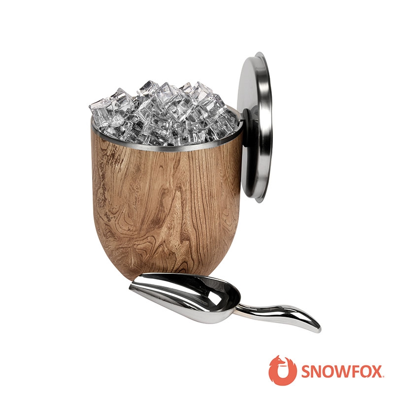 Snowfox® 3L Double Wall Stainless Steel, Vacuum Insulated Ice Bucket 8