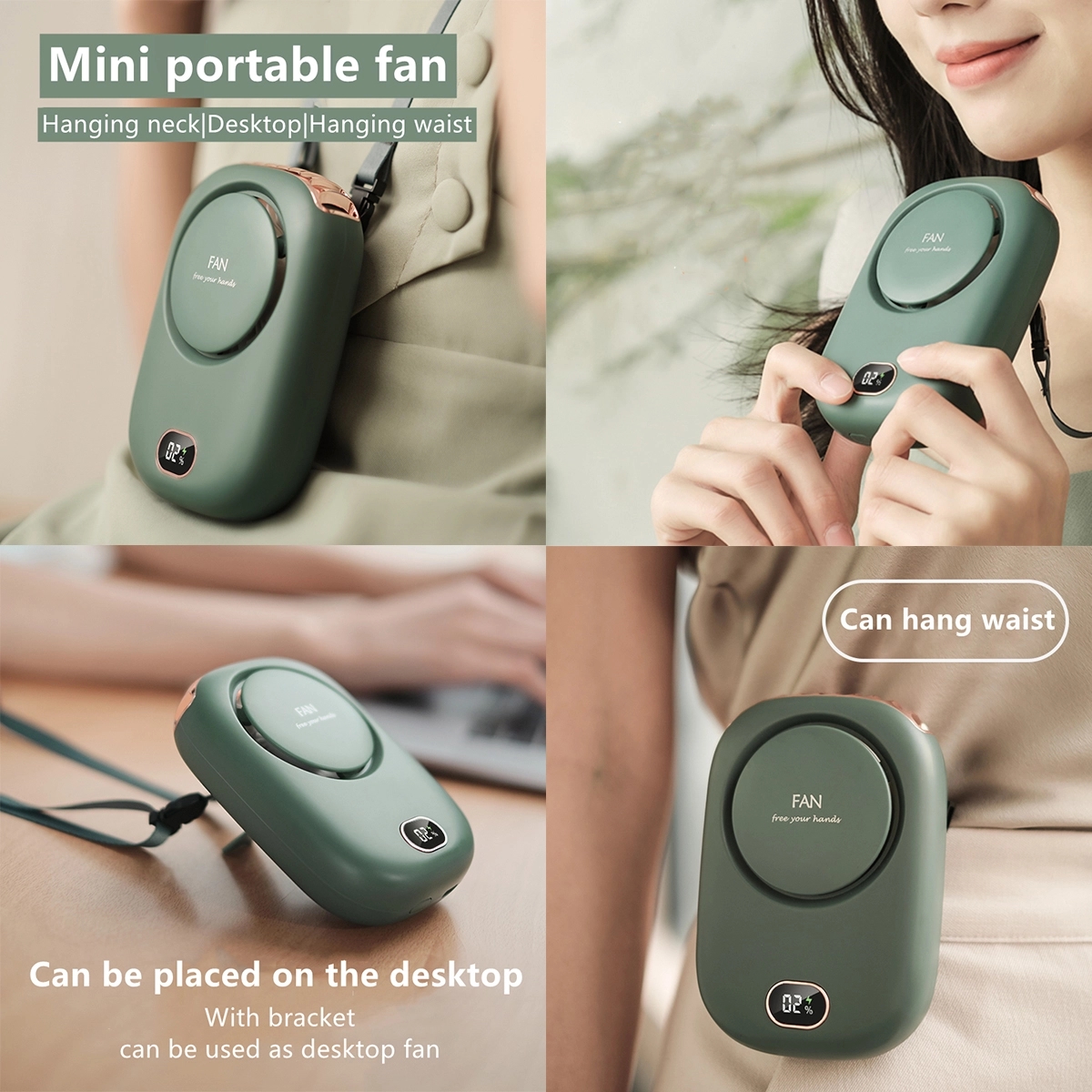 Mini Hanging Neck Fan 3
