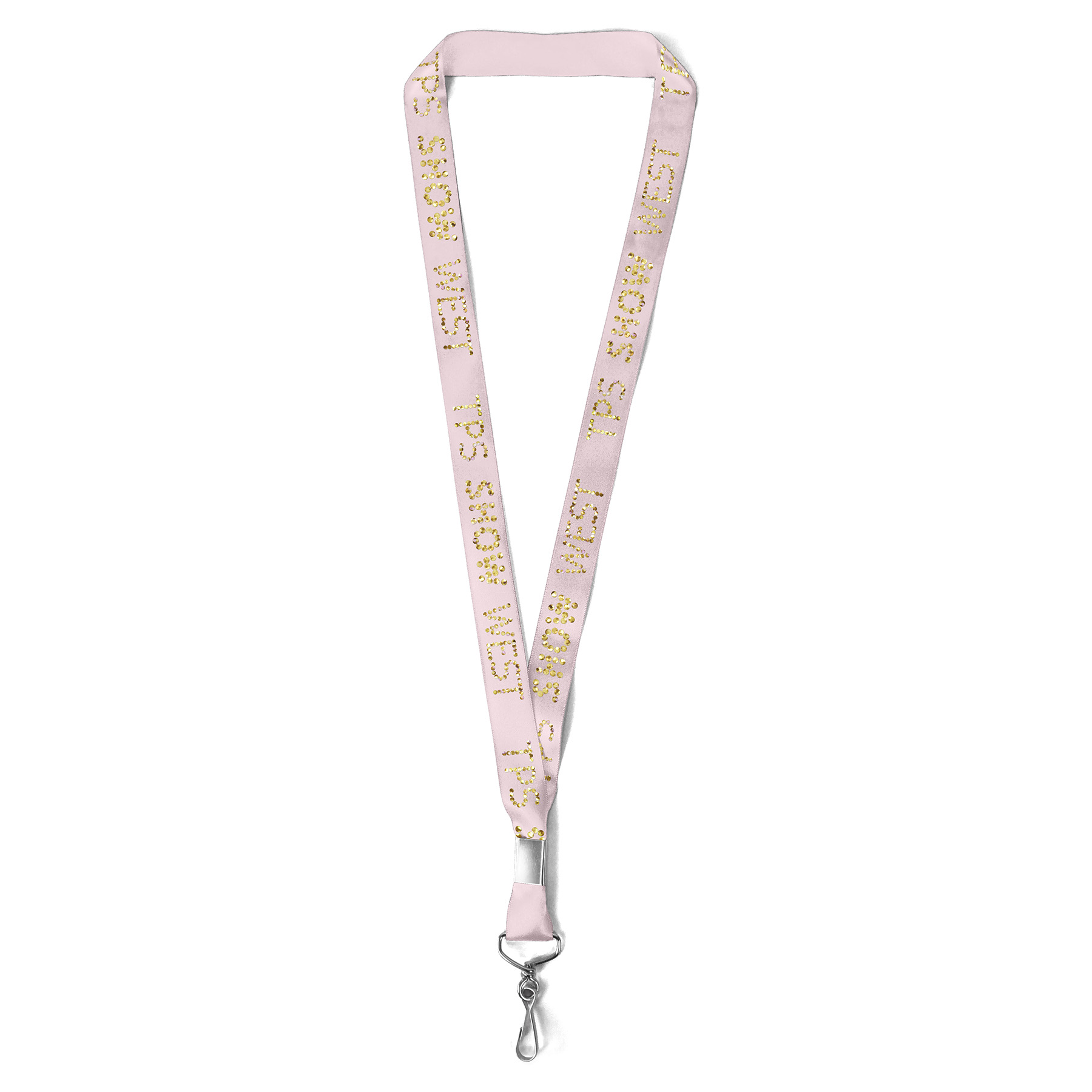7/8" Bridal Satin Lanyard - Sparkle 8