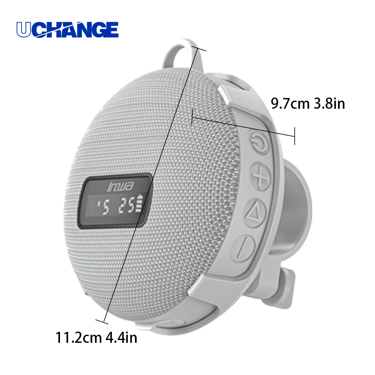 Bike-Mount Waterproof Bluetooth Speaker With Speed Display 1