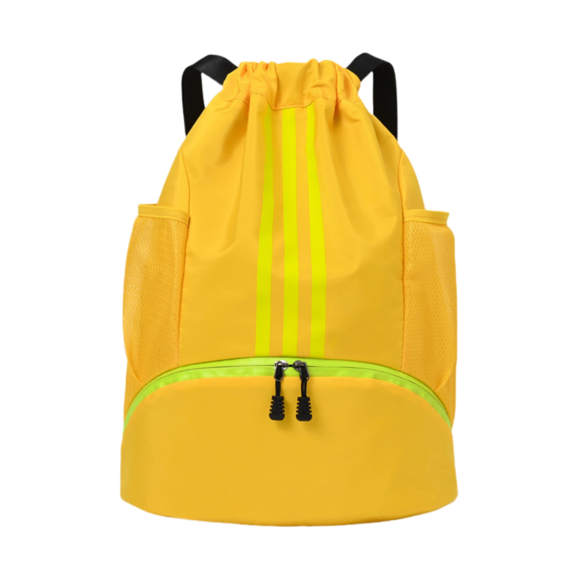Sports Drawstring Backpack with Shoes Compartment 4