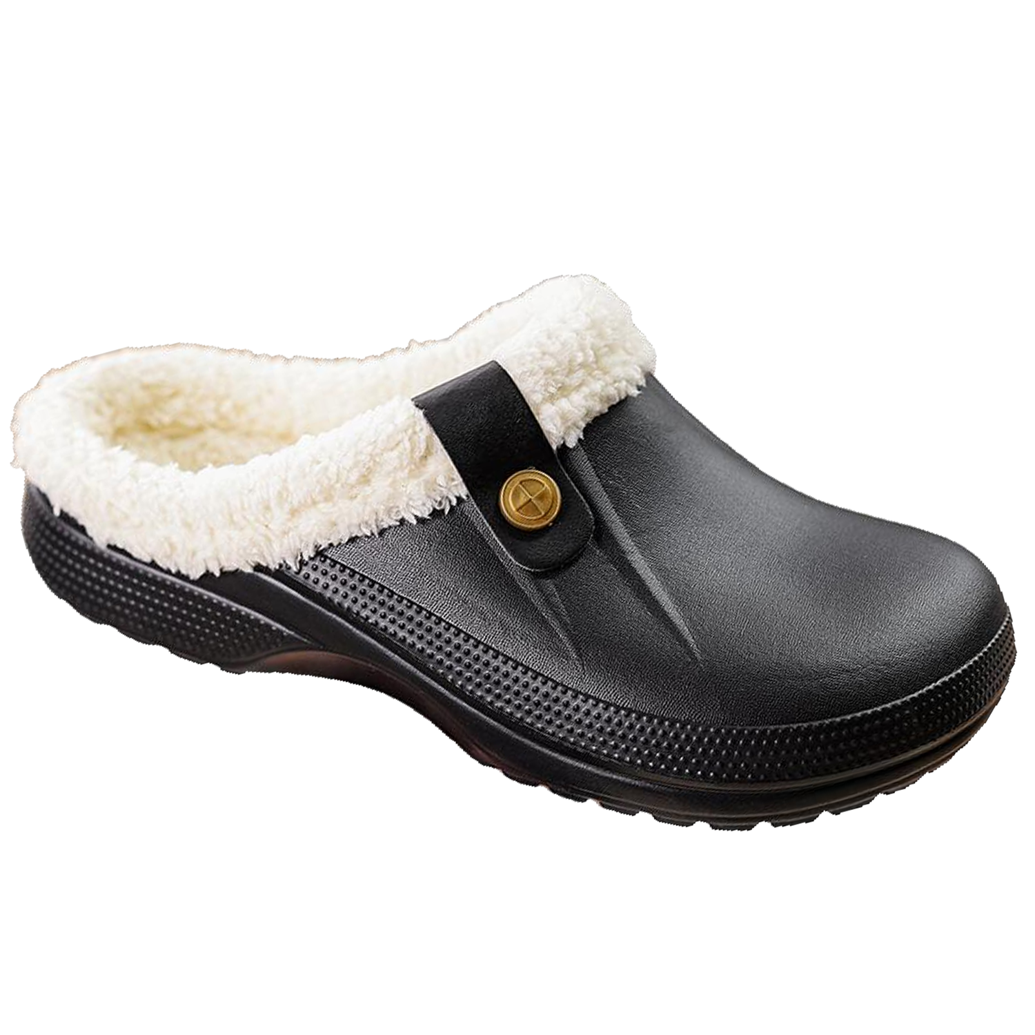 Classic Fur Lined Clog Waterproof Winter House Slippers 5