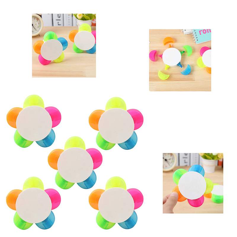 Multicolor Sunflower Highlighter Pen 1