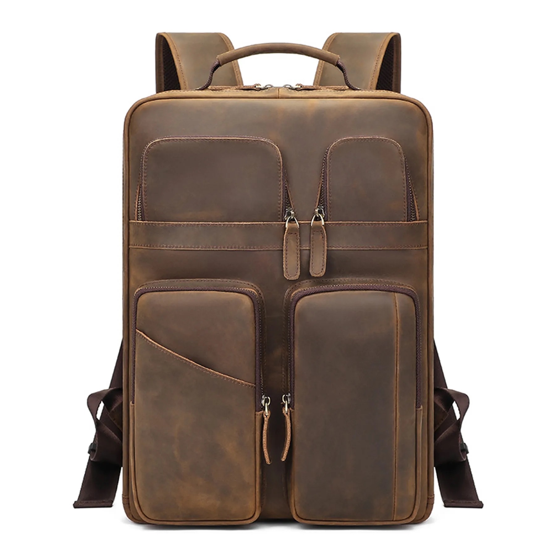 Large Genuine Leather Backpack for Men 3