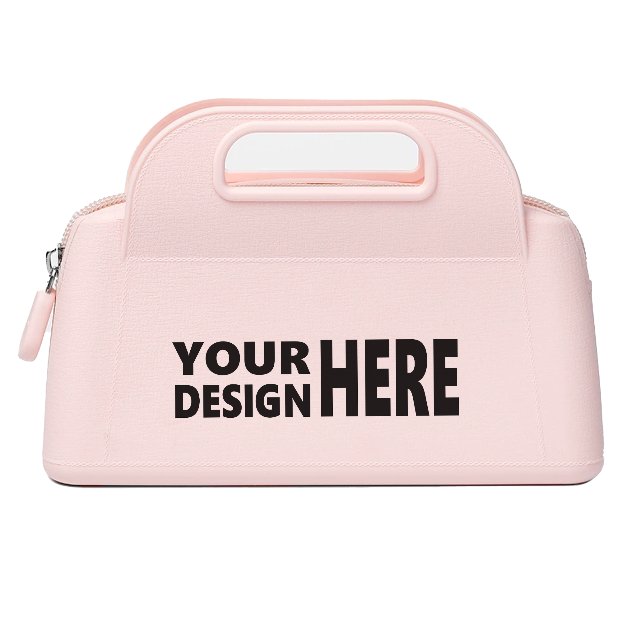 Waterproof Zipper Silicone Cosmetic Bag 3