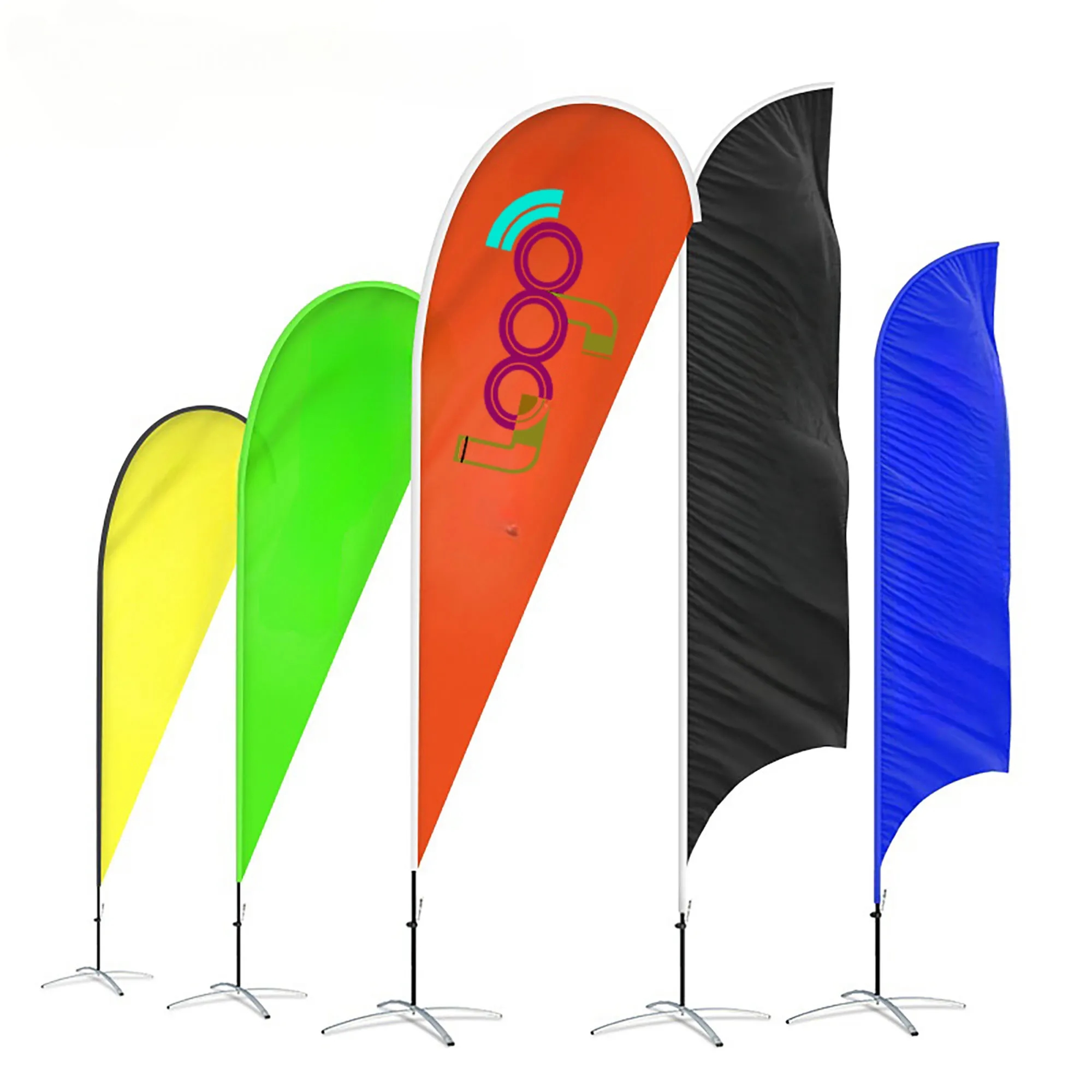 11.2 Ft Feather Flag Banner for Business Advertisement 4