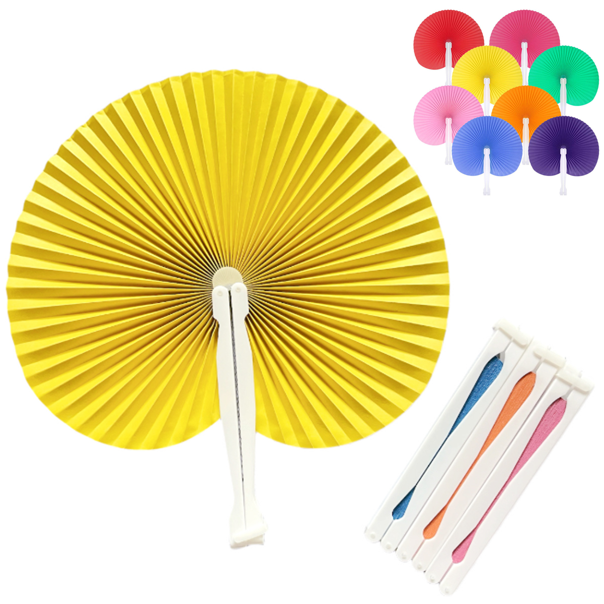 Compact Folding Hand Fan for Portable Cooling 12
