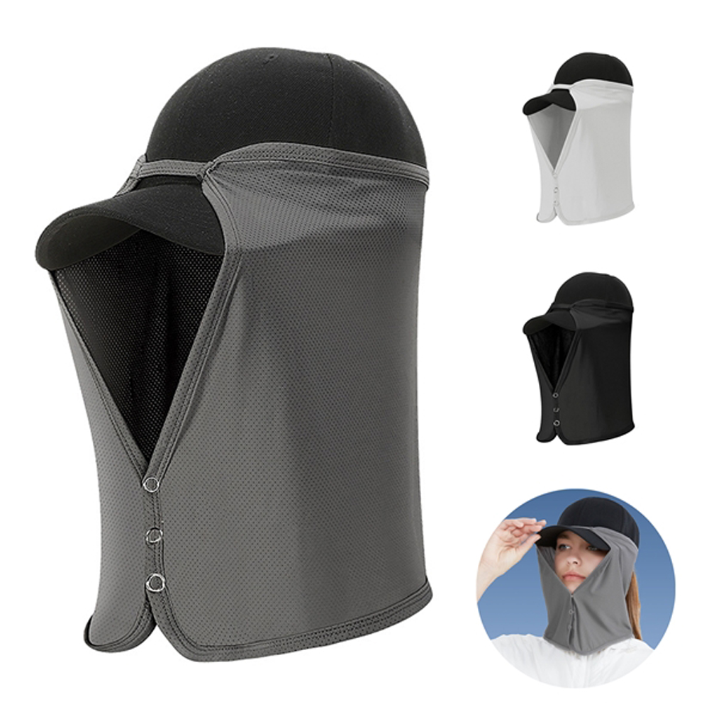 Baseball Cap With Neck Flap 1