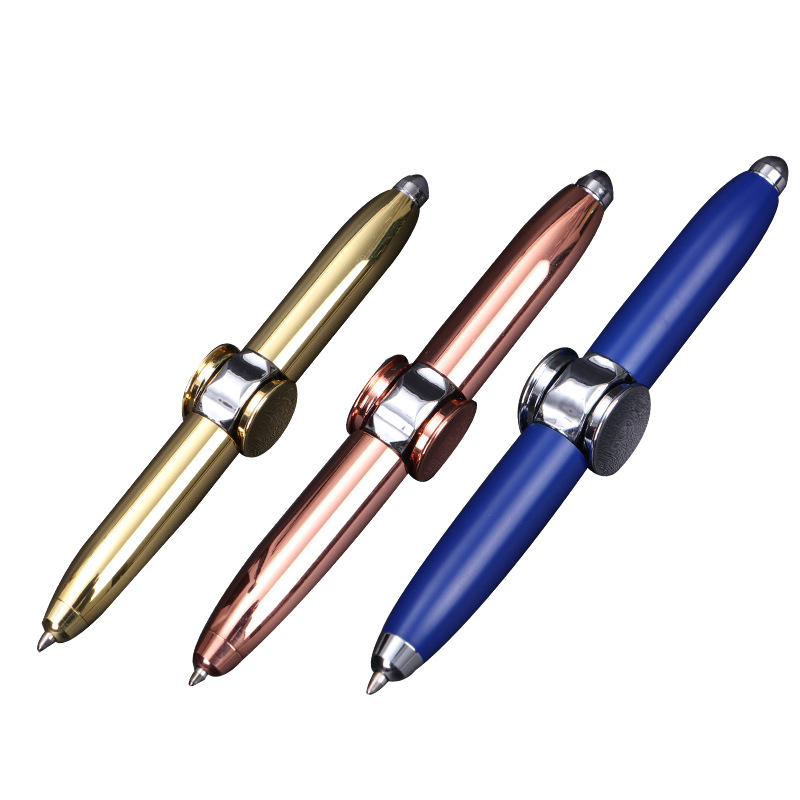 Pressure Reducing Pen Fingertip Gyroscope Rotary Lamp 4