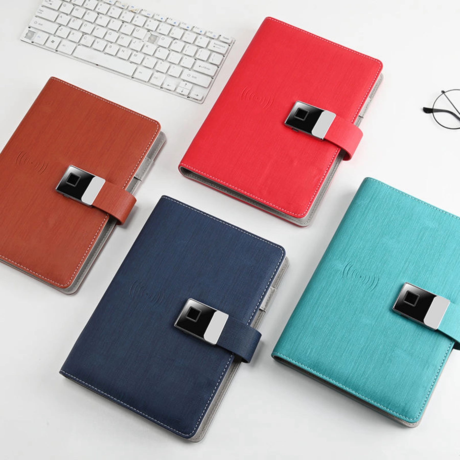 10000 mAh Fingerprint Lock A5 Notebook with 16GB USB Drive 1
