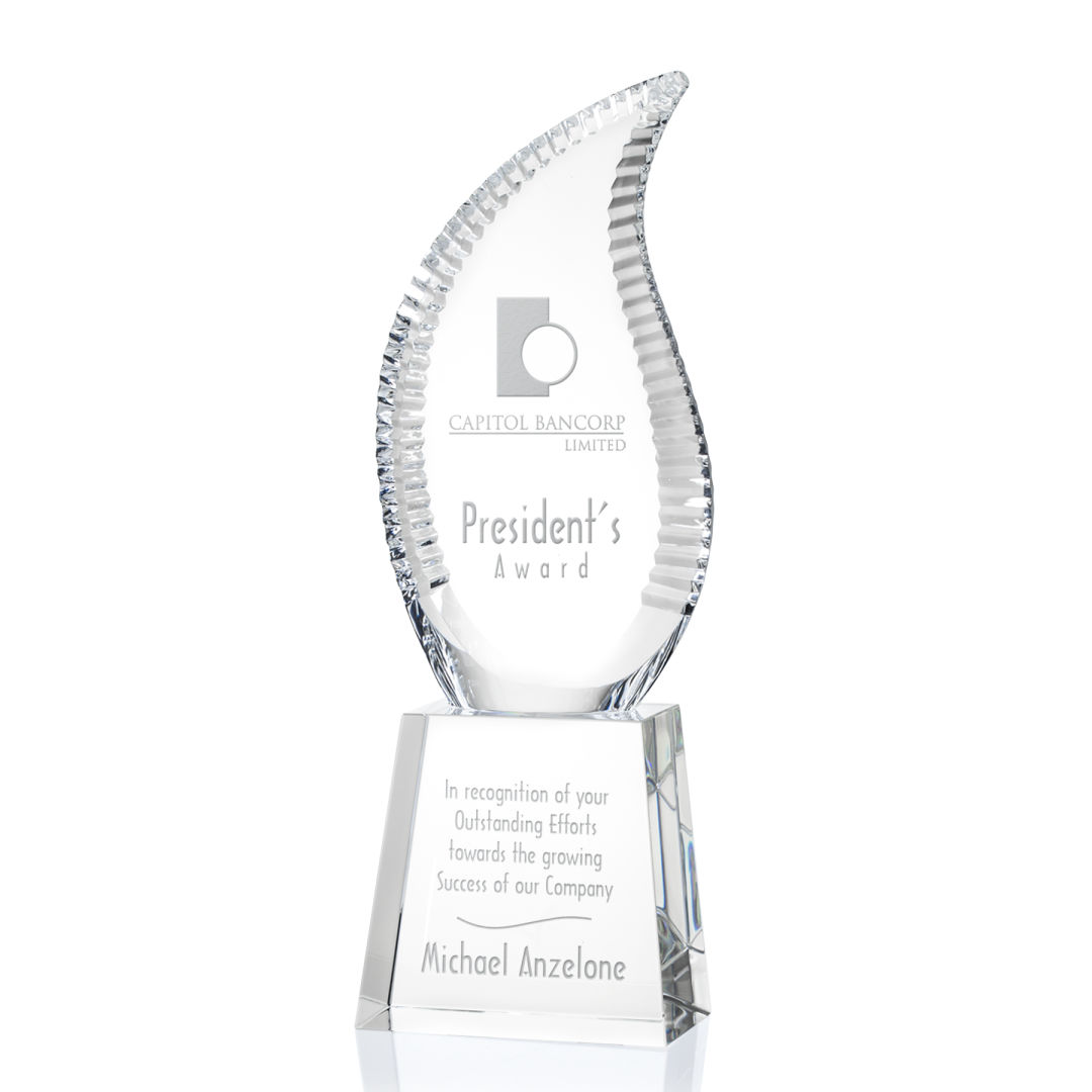 Harmony Flame Award - Deep Etch 3