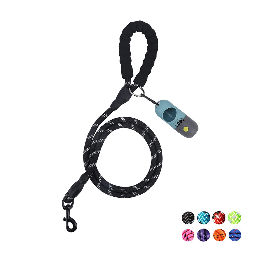 Dog Poop Bags Holder with LED Flashlight 2