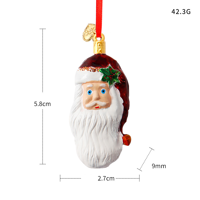 Christmas Santa Claus Hanging Tree Pendant 4