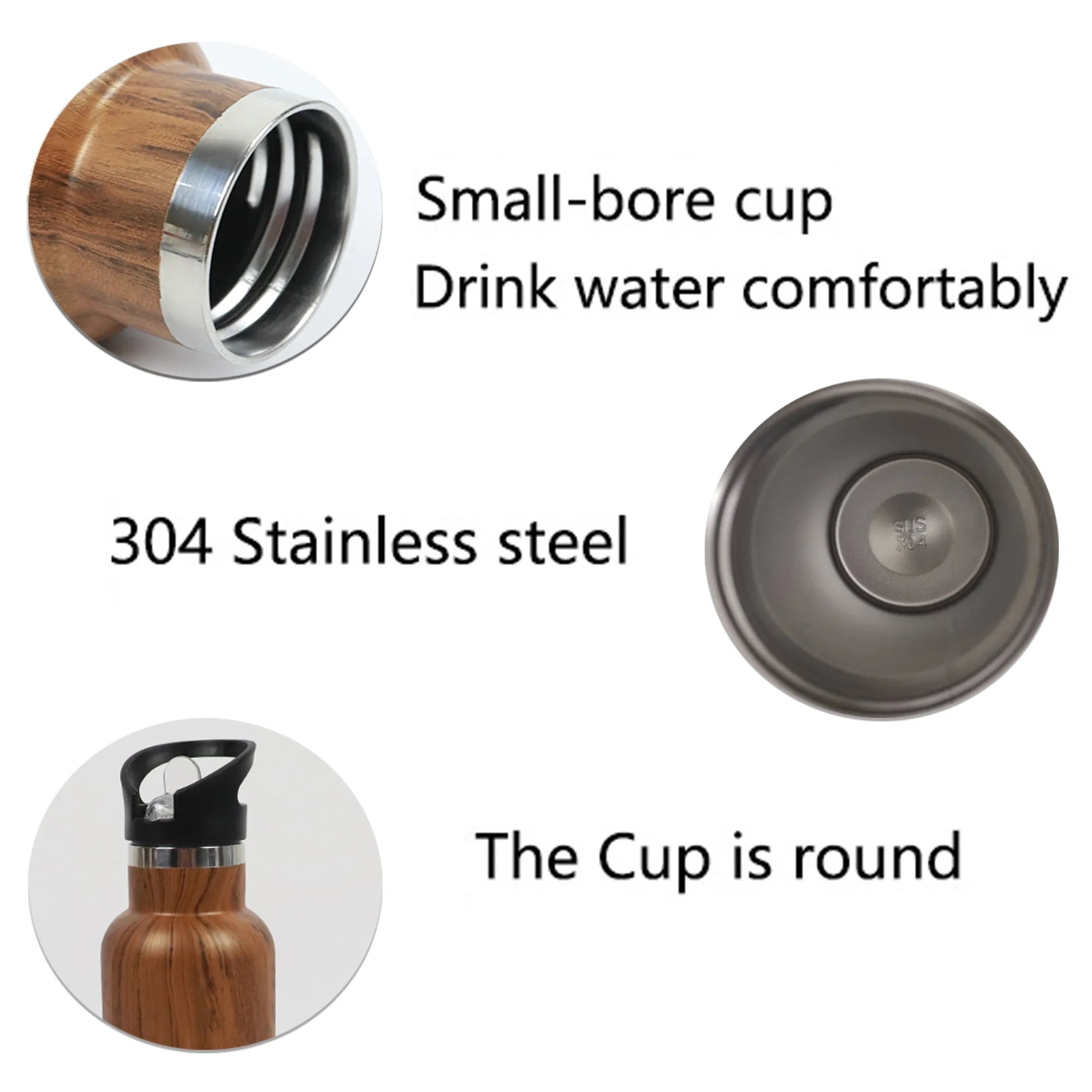 24Oz 304 Stainless Steel Vacuum Outdoor Sports Thermos Cup 6