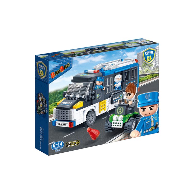 Cops & Robbers Building Brick Sets - 325 Pieces 1