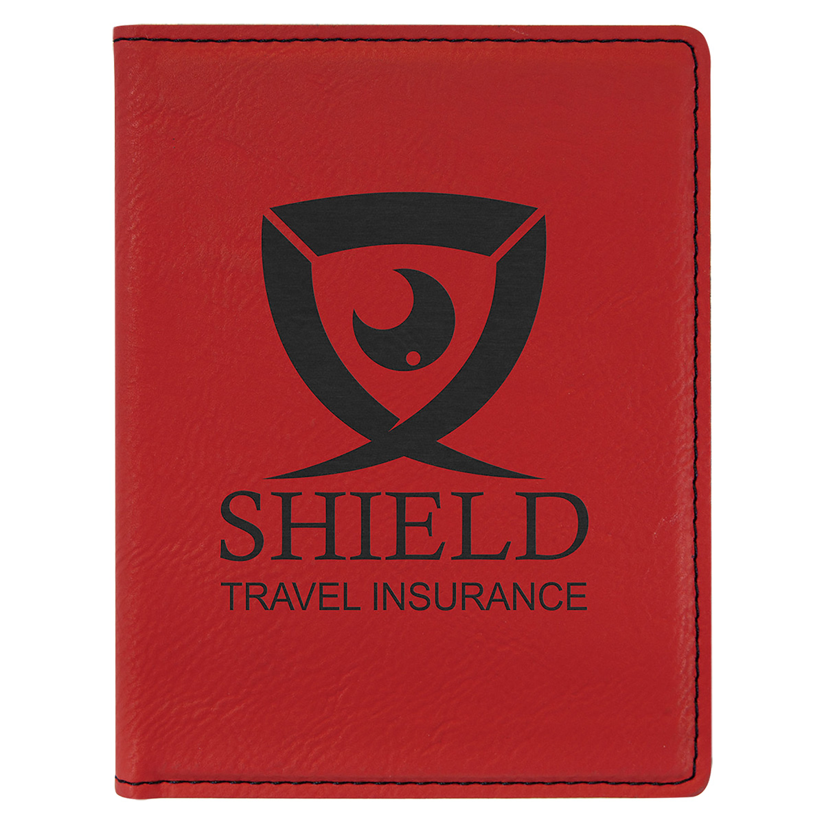 Red Leatherette Passport Holder 4