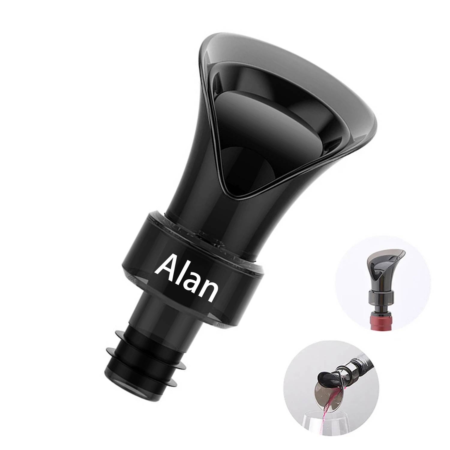 2-in-1Red wine vacuum stopper drinker