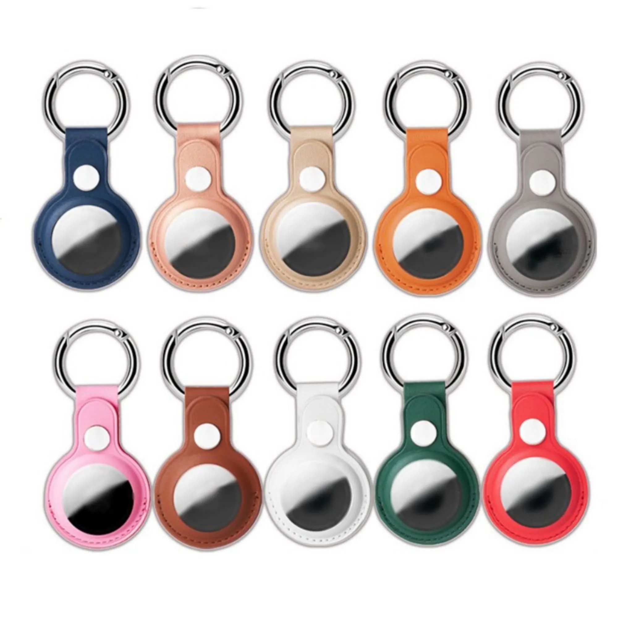 Leather Belt Tracker Holder With Key Ring 2