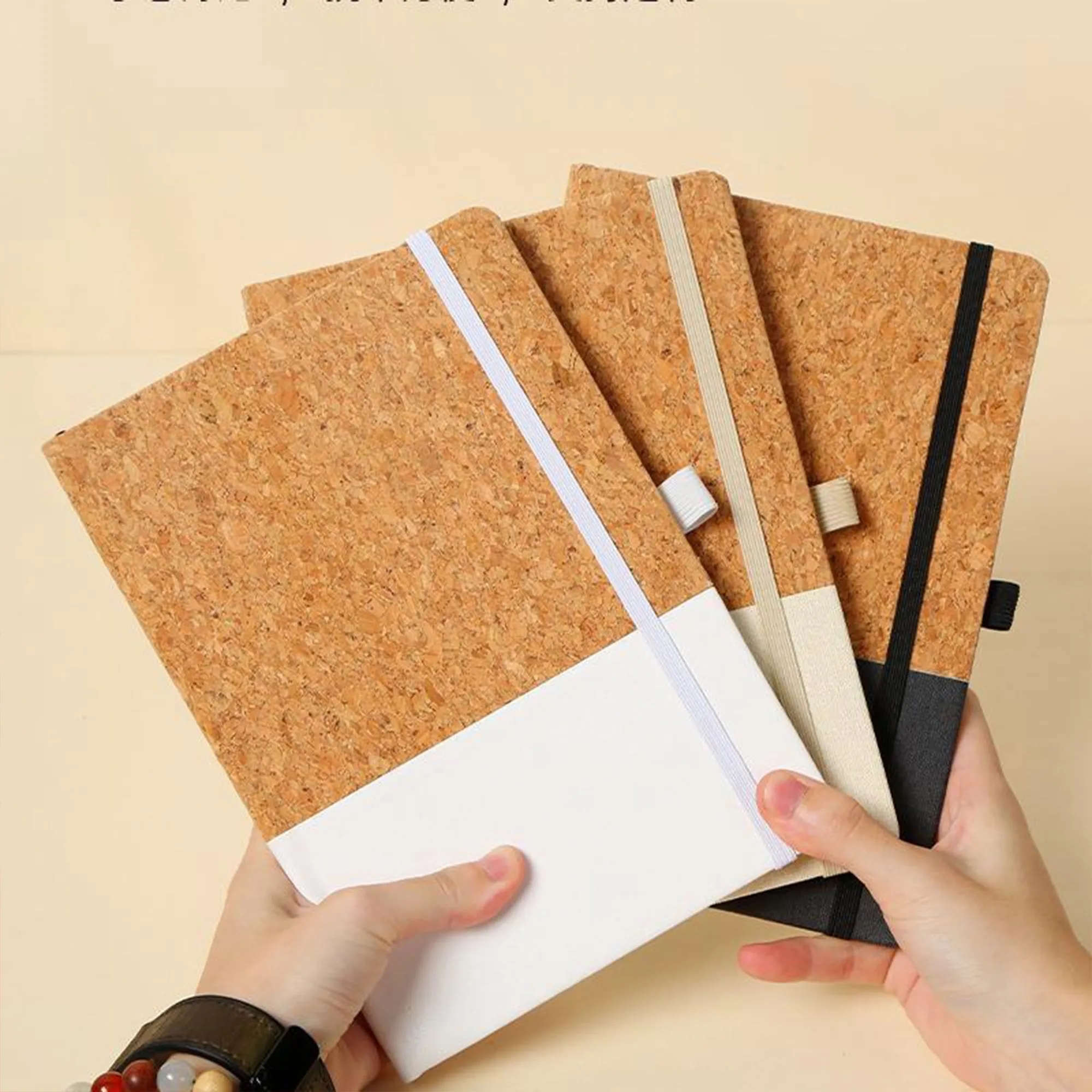 A5 Cork Strap Business Notebook 7