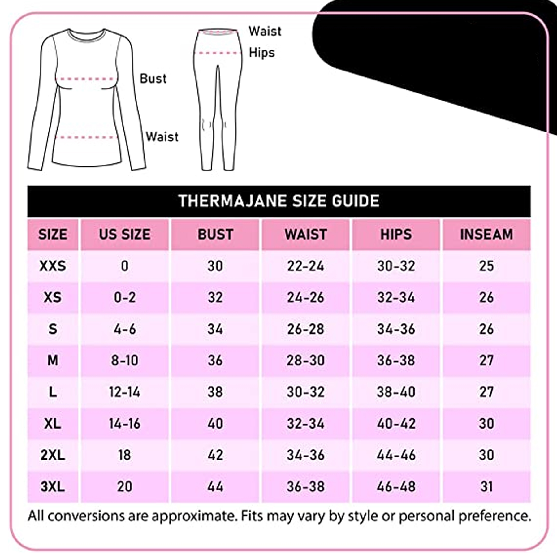 Winter Women's Thermal Underwear Set 3