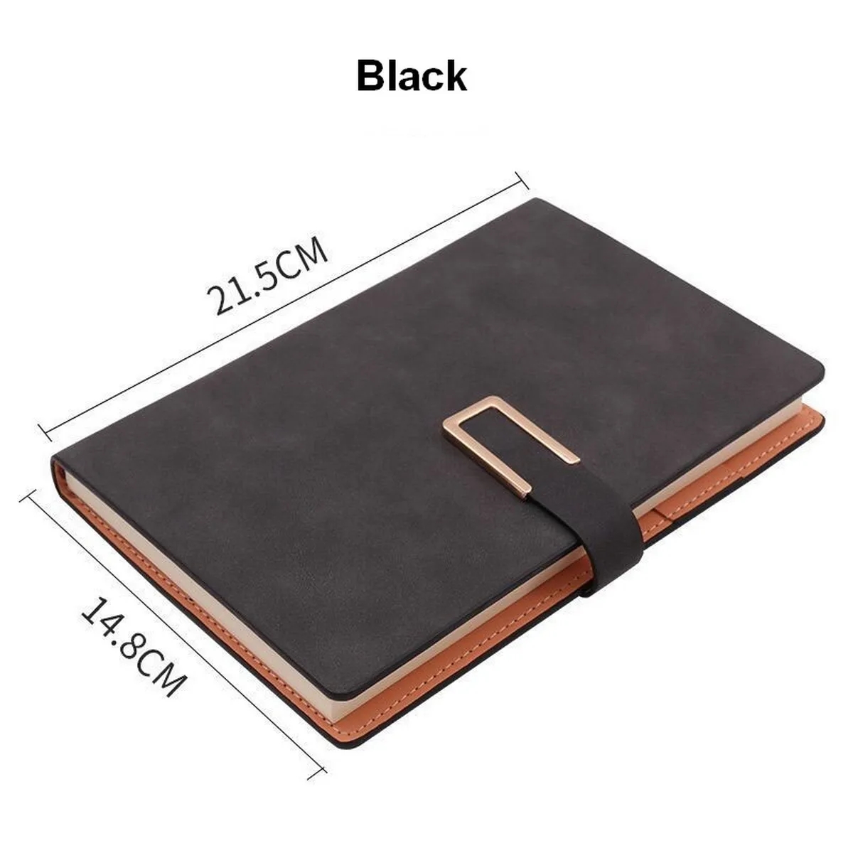 A5 Pu Leather Notebook Student Notebook With Pen Holder 2