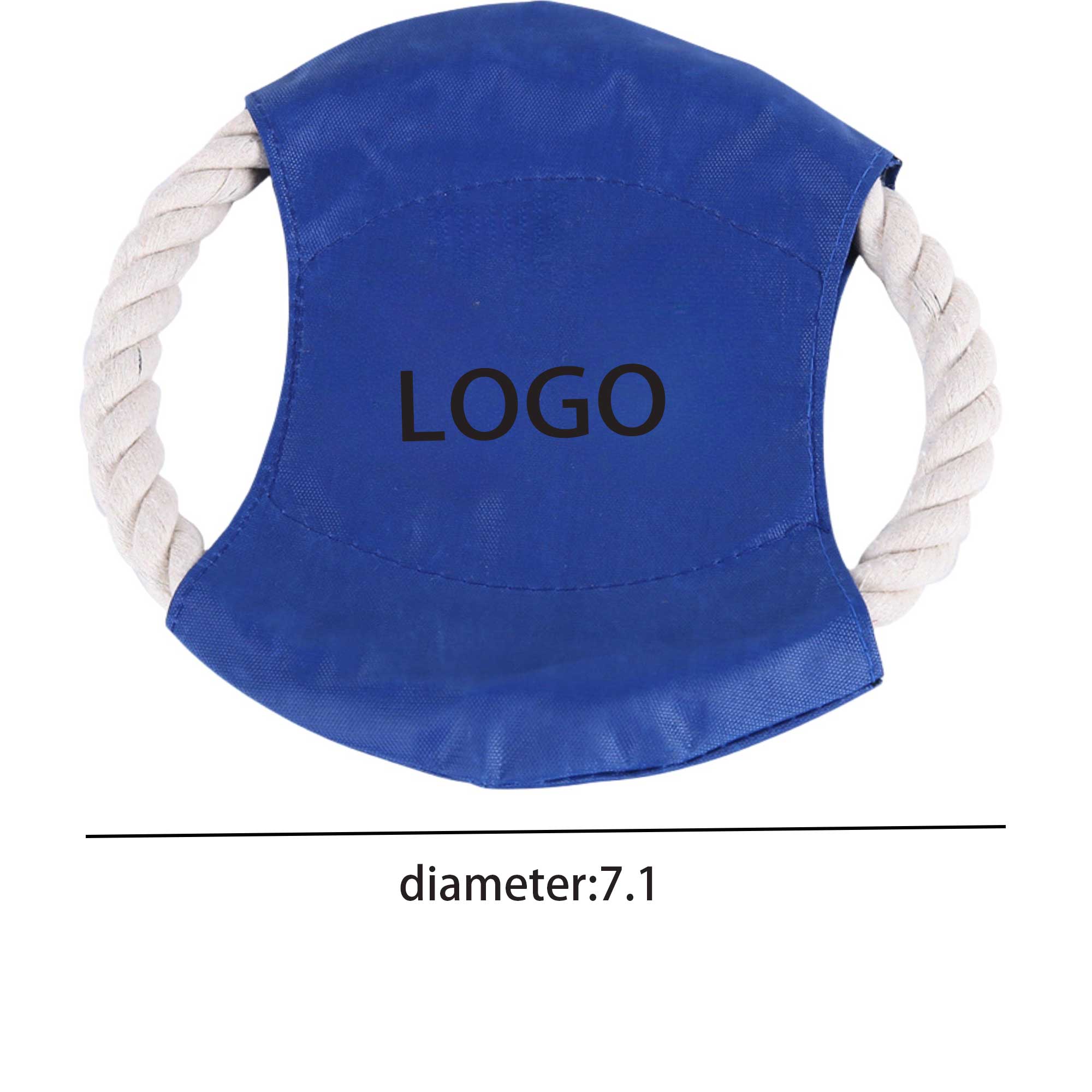 Durable Flying Disc Rope Squeaker Toy 3