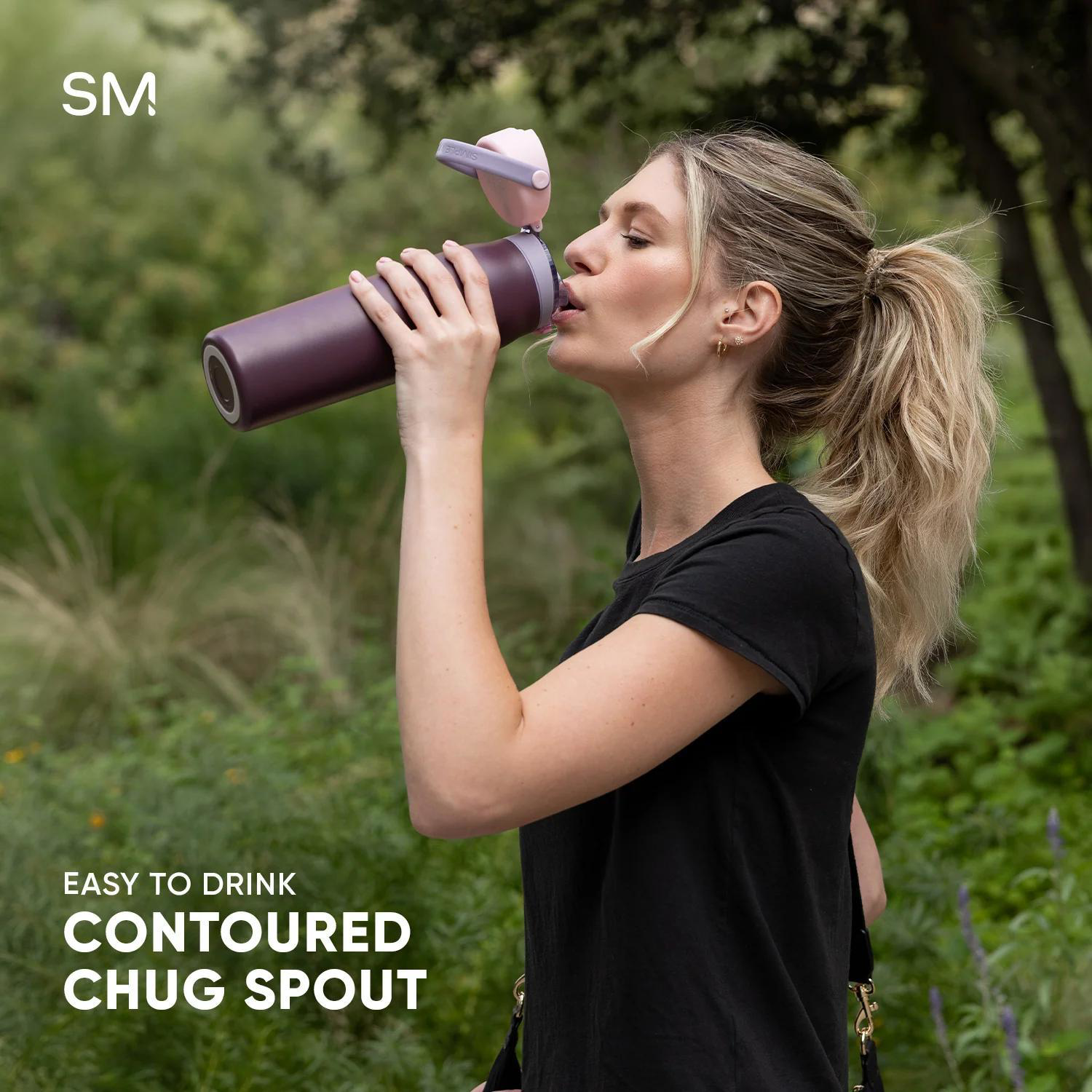 24 oz Simple Modern® Double-Walled Insulated Mesa Sport with Covered Chug Water Bottle 10