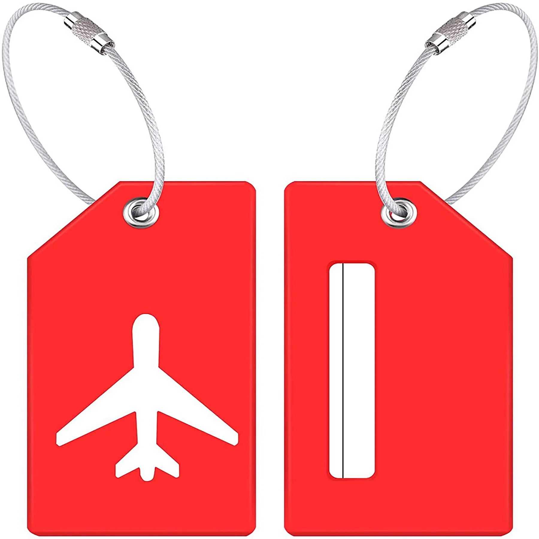 Silicone Luggage Tag With Name ID Card., custom luggage tag with logo imprint 1