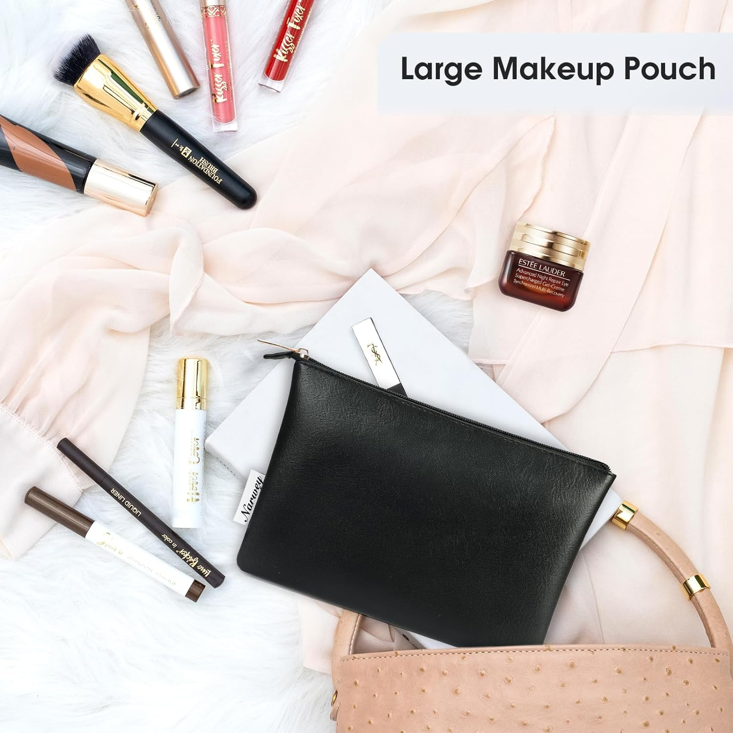 Leather Zippered Pouch 3