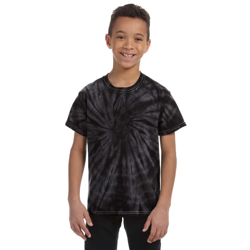 Tie-Dye Youth 5.4 Oz. 100% Cotton Spider T-Shirt 8
