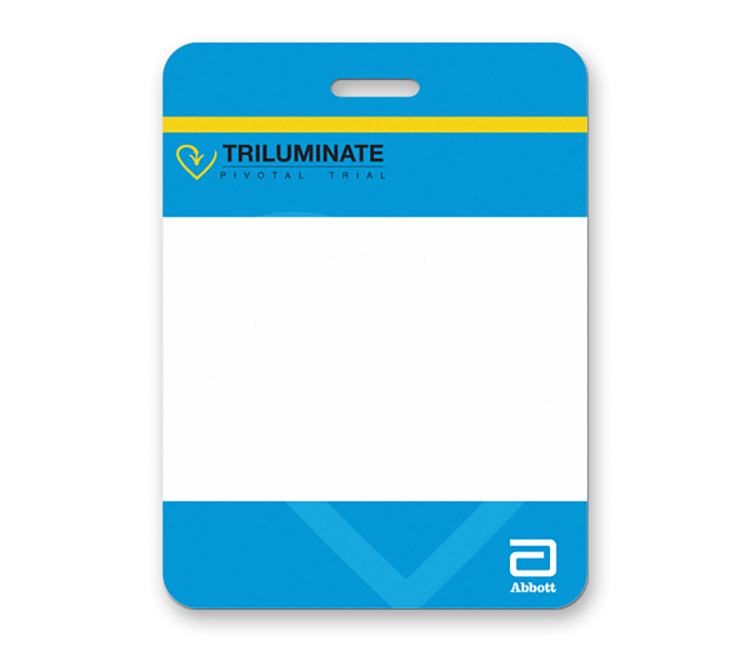 The Atlas full color name badge 3"x 4" 9