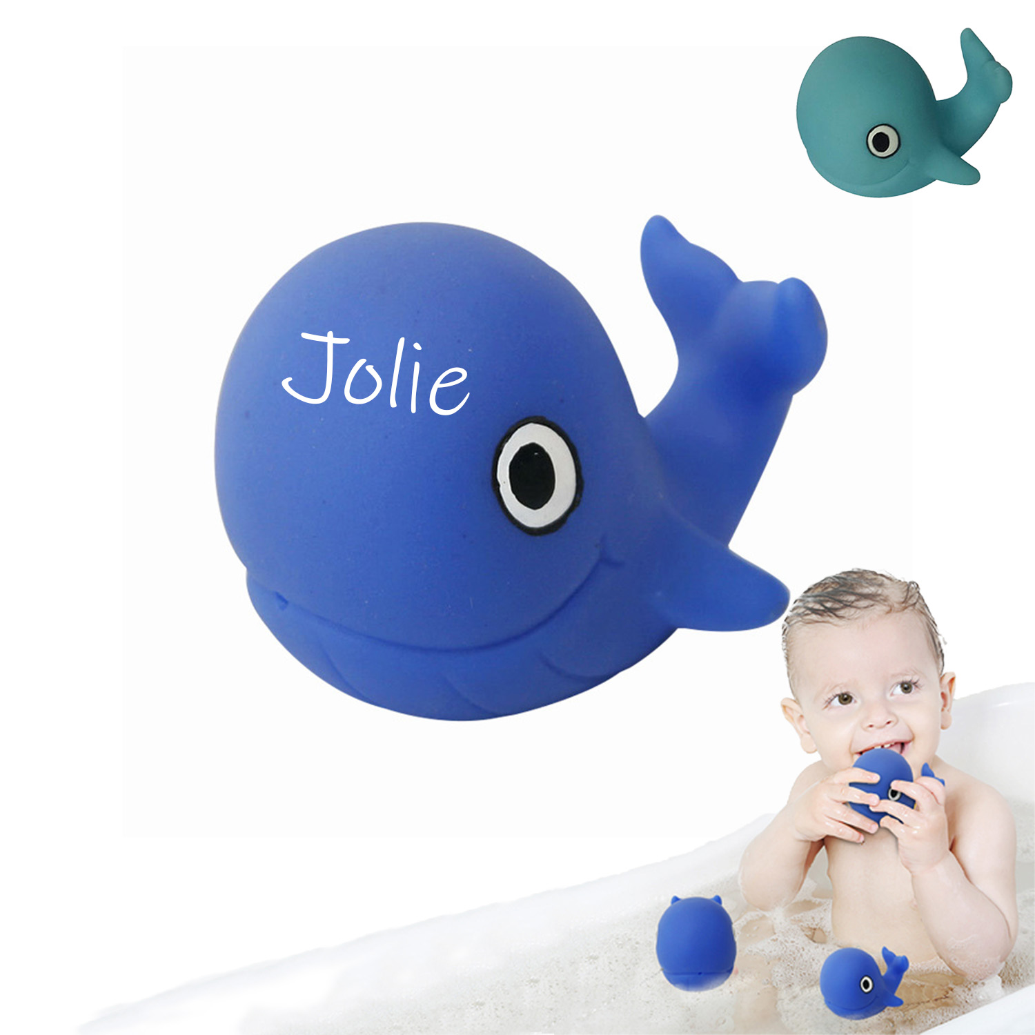PVC Squirt Whales Bath Appease Toy 2